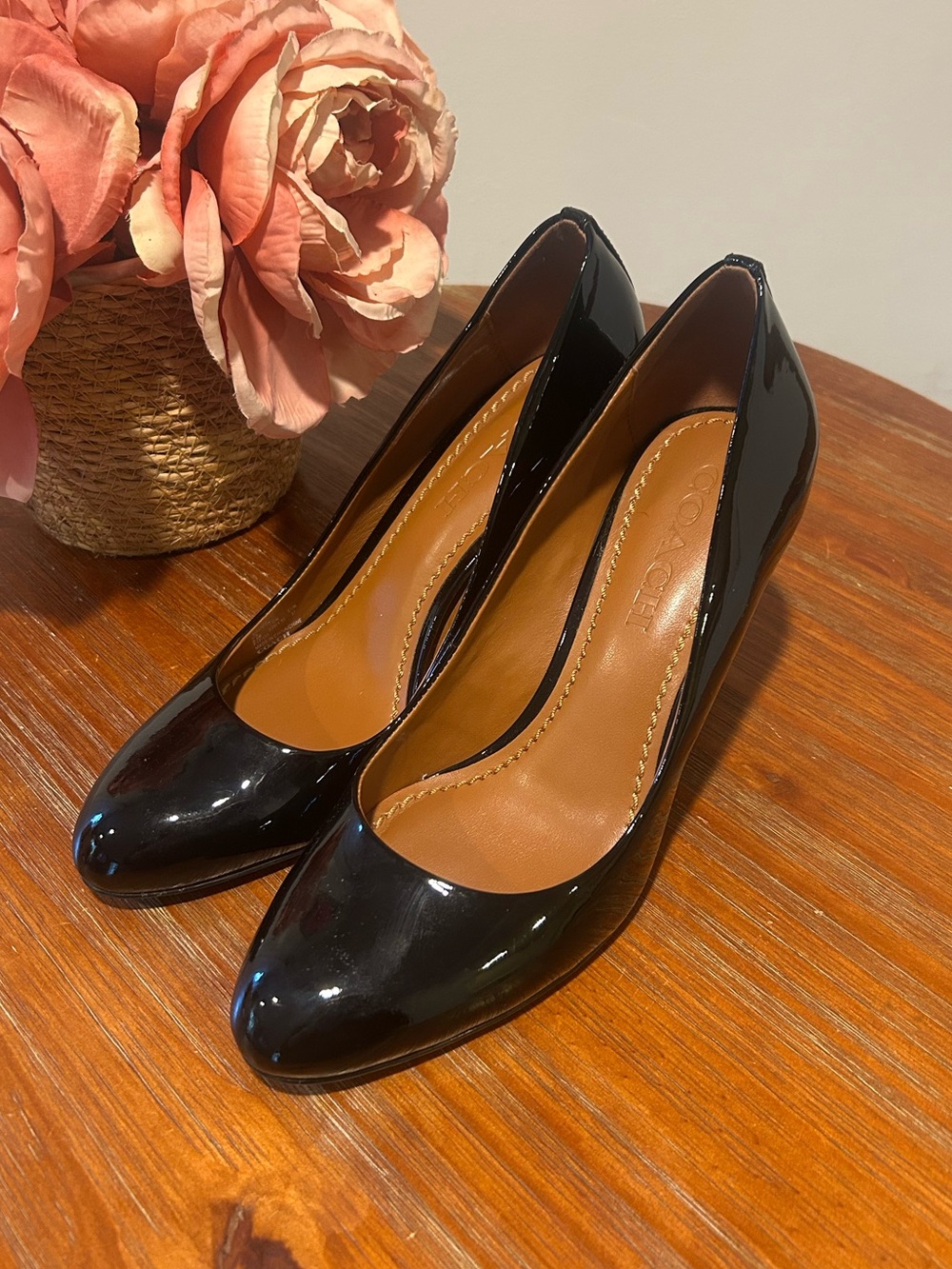 COACH Rileigh Patent Leather Pumps Women’s 6.5